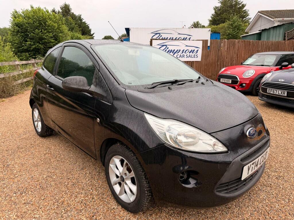 Ford KA Hatchback 1.2 Studio Connect Euro 5 Ss 201 Black