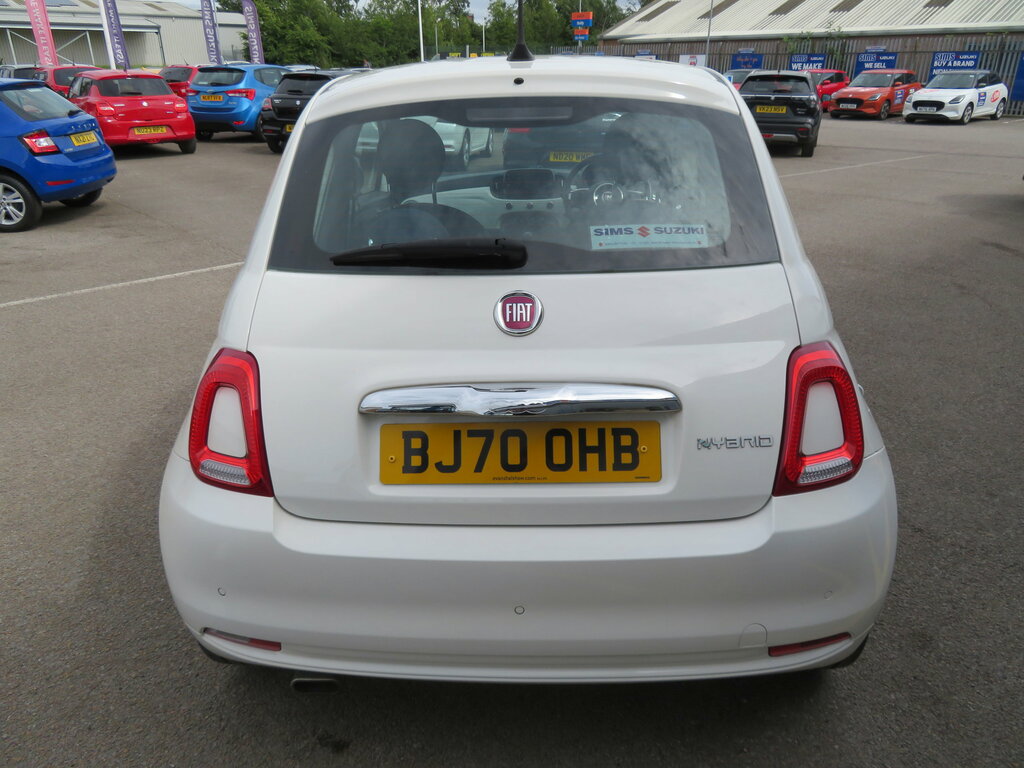Fiat 500 500 Hatchback BJ70OHB White #6