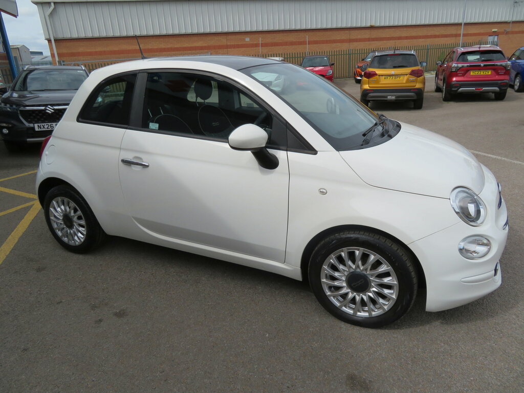 Fiat 500 500 Hatchback BJ70OHB White #5