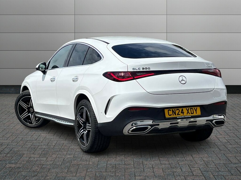 Mercedes-Benz GLC Class 2.0 Glc300h Mhev Amg Line Premium Coupe G-tronic White #2