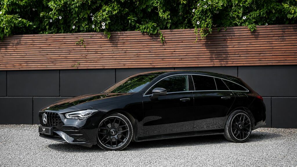 Mercedes-Benz CLA Class 2023 1.3 Cla180h Mhev Amg Line Premium Shooting HK73YTN Black #2