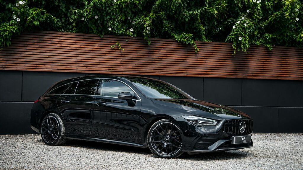 Mercedes-Benz CLA Class 2023 1.3 Cla180h Mhev Amg Line Premium Shooting HK73YTN Black #4