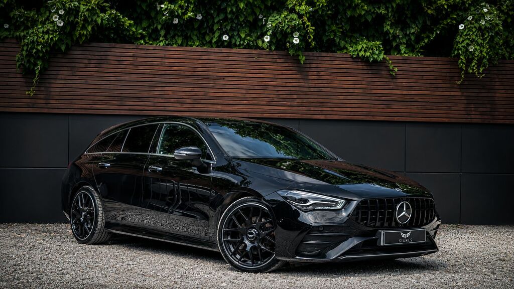 Mercedes-Benz CLA Class 2023 1.3 Cla180h Mhev Amg Line Premium Shooting HK73YTN Black #3