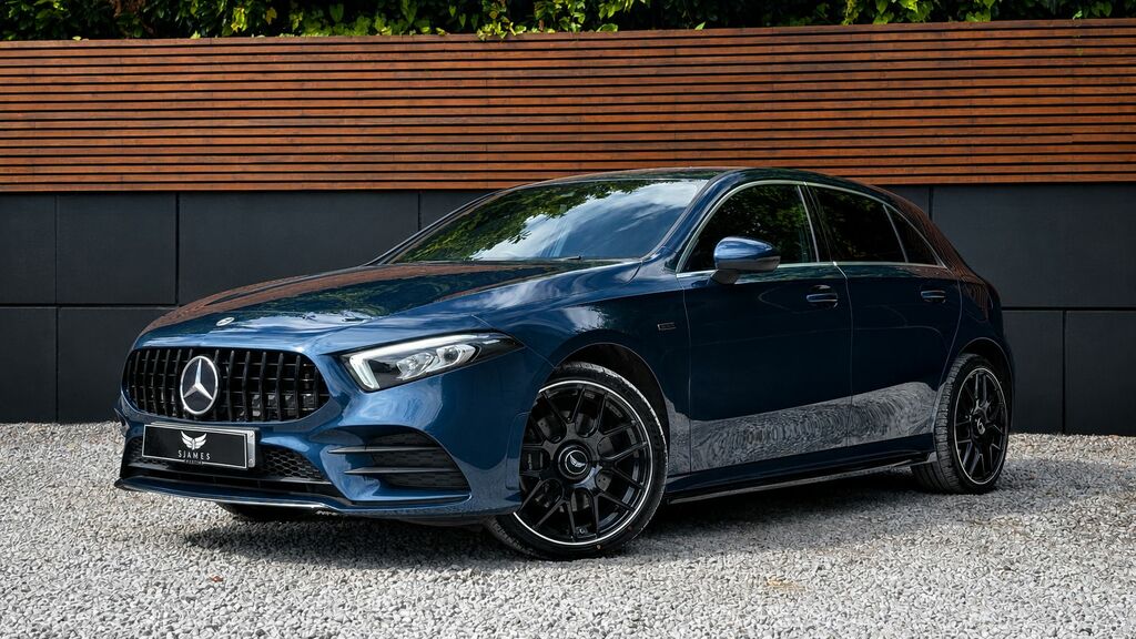 Mercedes-Benz A Class 2021 2.0 A200d Amg Line Hatchback 8G-dc SM21PGO Blue #2