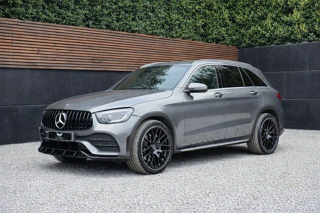 Mercedes-Benz GLC Class 2021 2.0 Glc300h Mhev Amg Line Suv Hybr Grey #4