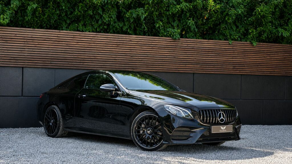 Mercedes-Benz E Class 2019 2.0 E350 Amg Line Coupe G-tronic Black #4