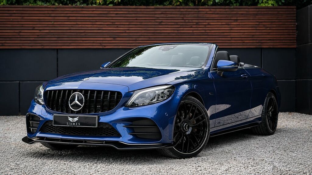 Mercedes-Benz C Class 2021 1.5 C200 Mhev Amg Line Cabriolet G Blue
