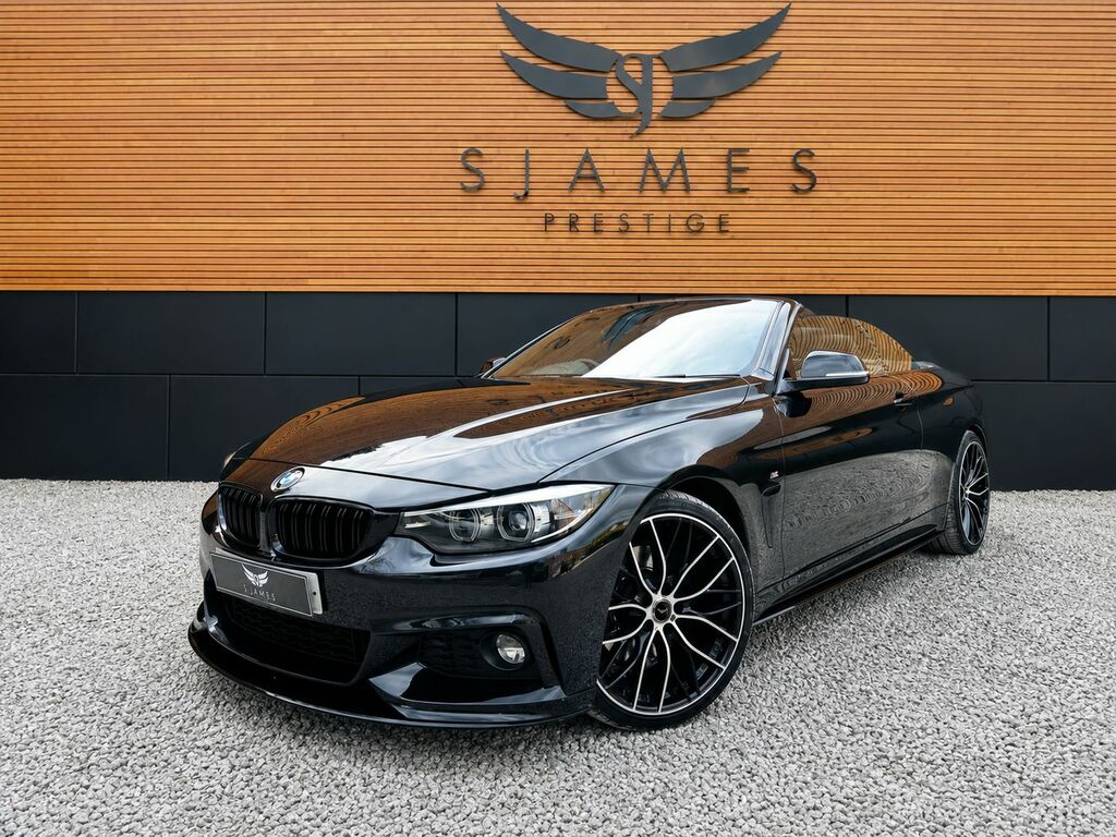 BMW 4 Series 2018 2.0 420I Gpf M Sport Convertible A Black