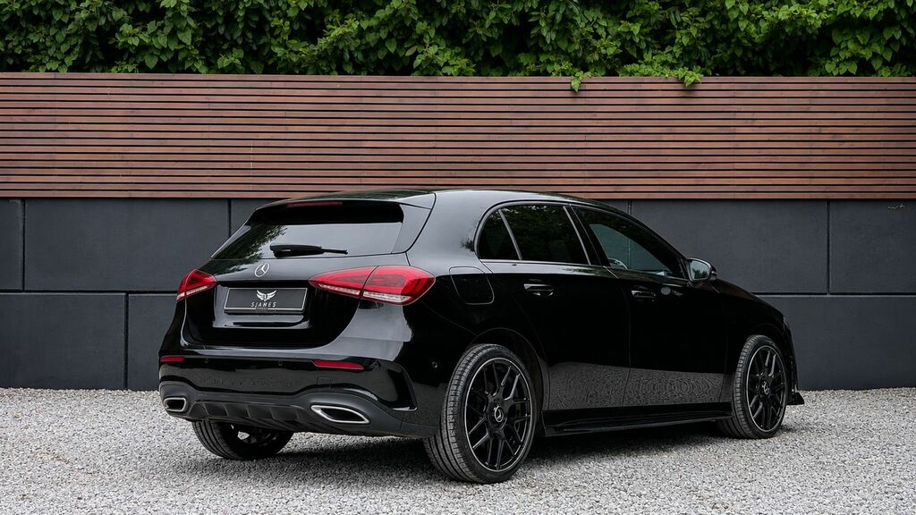 Mercedes-Benz A Class 2019 1.5 A180d Amg Line Executive Hatchback Black #6