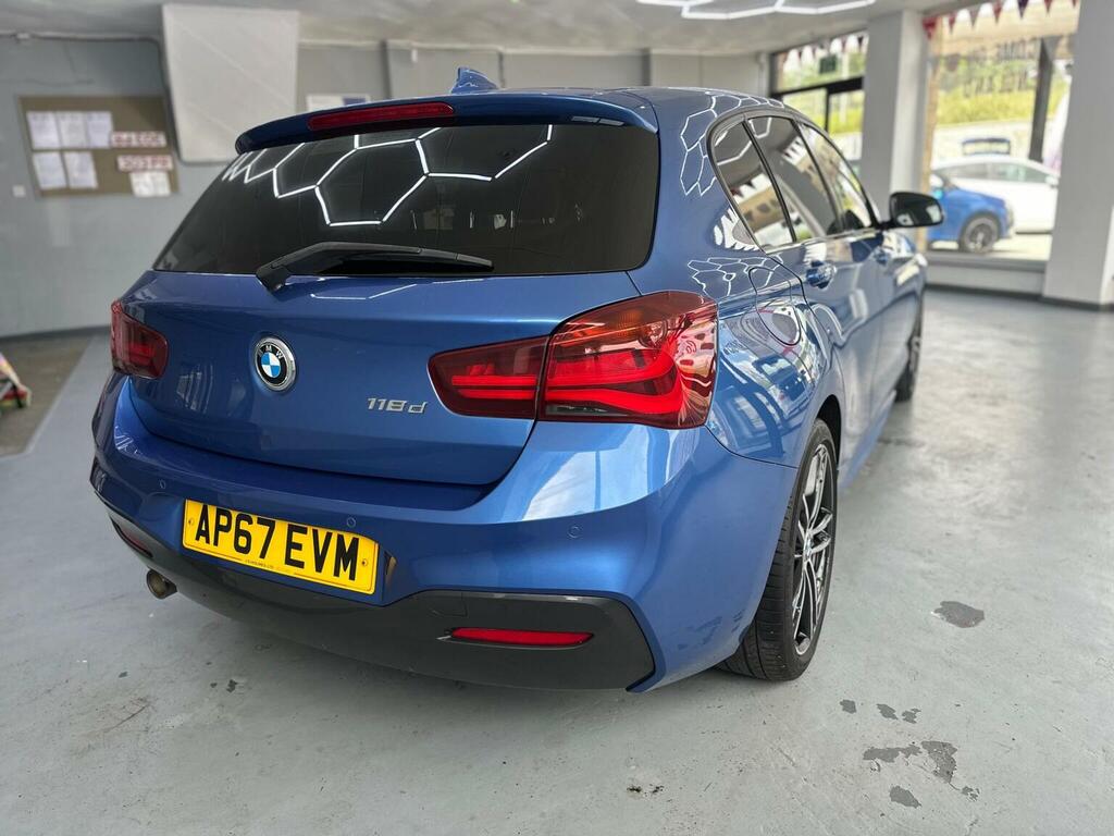 BMW 1 Series Hatchback 2.0 118D M Sport Shadow Edition Euro 6 AP67EVM Blue #6