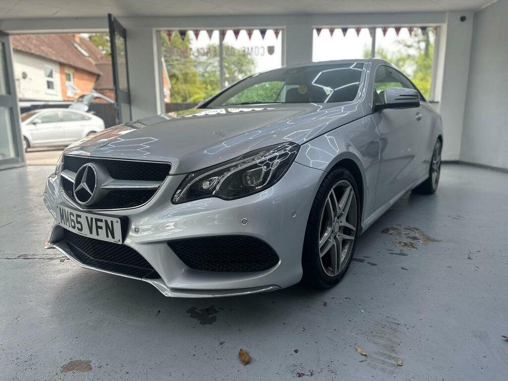 Mercedes-Benz E Class Coupe 2.1 E220d Bluetec Amg Line G-tronic Euro 6 Silver