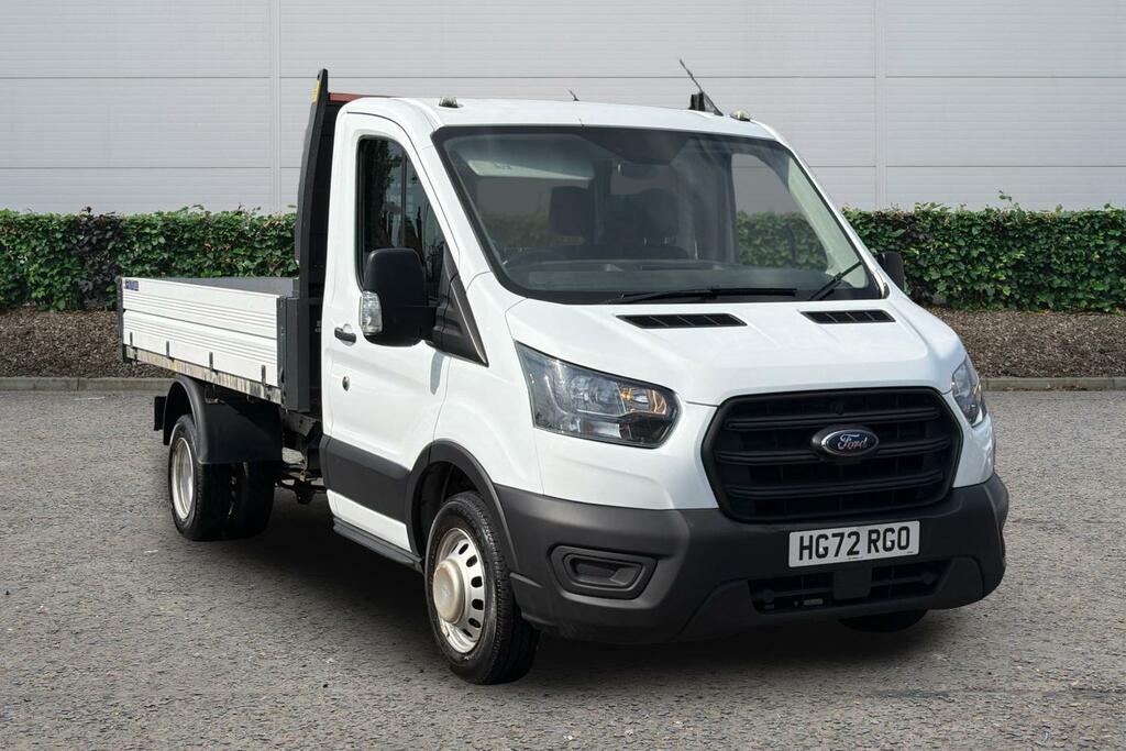 Ford Transit Custom 2.0 Ecoblue 130Ps Chassis Cab White
