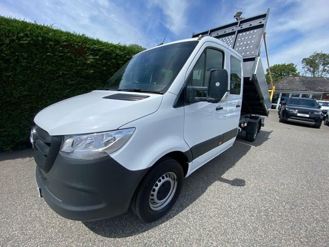 Mercedes-Benz Sprinter 314 Cdi Progressive L3 Lwb Crew Cab Tipper Rwd 2.0 White #3