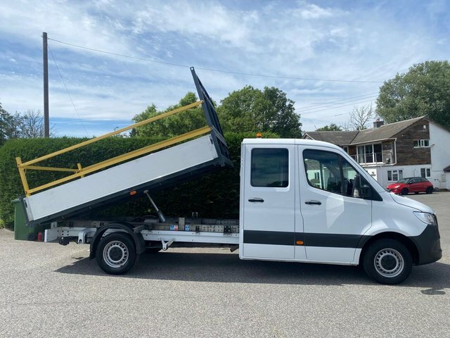 Mercedes-Benz Sprinter 314 Cdi Progressive L3 Lwb Crew Cab Tipper Rwd 2.0 White #6