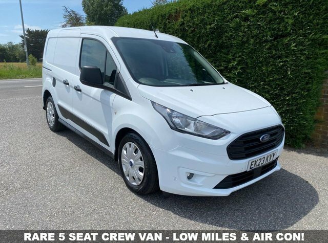 Ford Transit Connect 240 Trend L1 5 Seat Double Cab Crew Van 1.5 Ecoblu White