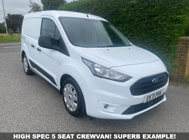 Ford Transit Connect 220 Trend L1 5 Seat Double Cab Crew Van 1.5 Ecoblu White