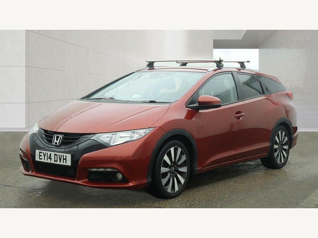 Honda Civic 1.6 I-dtec Sr Tourer Euro 5 Ss Red #2