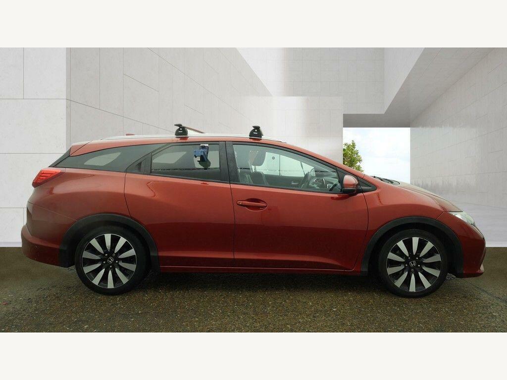 Honda Civic 1.6 I-dtec Sr Tourer Euro 5 Ss Red #6