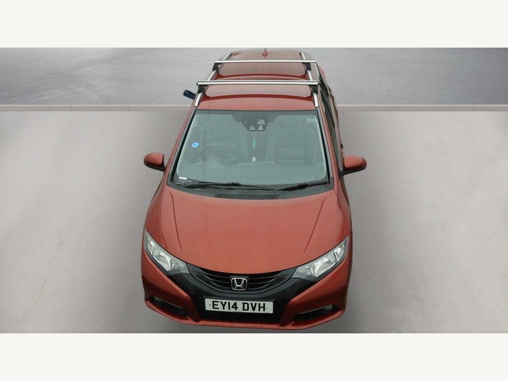 Honda Civic 1.8 I-vtec Se Plus Tourer Euro 5 Ss 20141 White #8