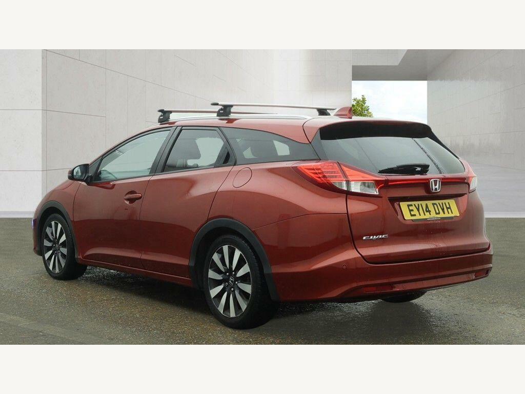 Honda Civic 1.6 I-dtec Sr Tourer Euro 5 Ss Red #3