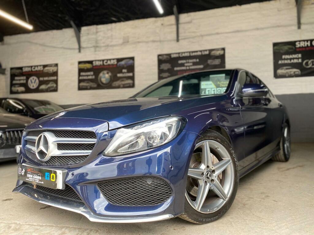 Mercedes-Benz C Class Saloon 2.1 C220d Amg Line G-tronic Euro 6 Ss 4 DP17NDZ Blue #5
