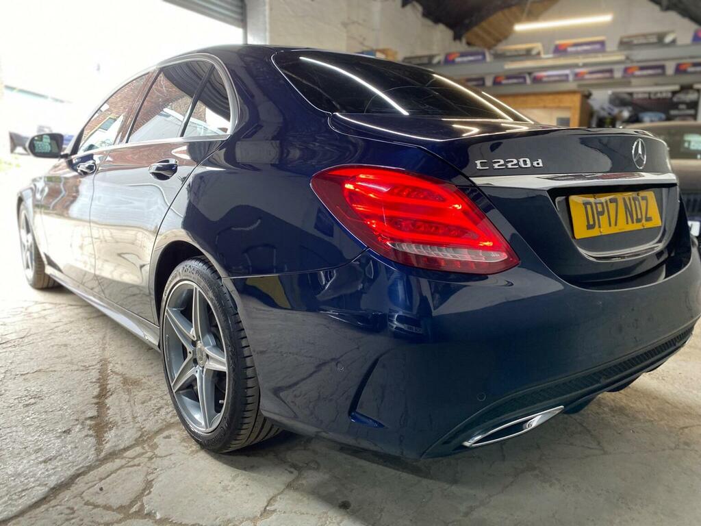 Mercedes-Benz C Class Saloon 2.1 C220d Amg Line G-tronic Euro 6 Ss 4 DP17NDZ Blue #4