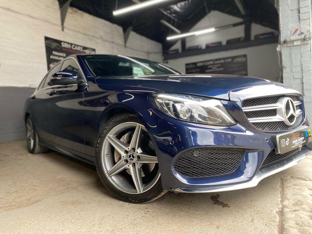 Mercedes-Benz C Class Saloon 2.1 C220d Amg Line G-tronic Euro 6 Ss 4 DP17NDZ Blue #2