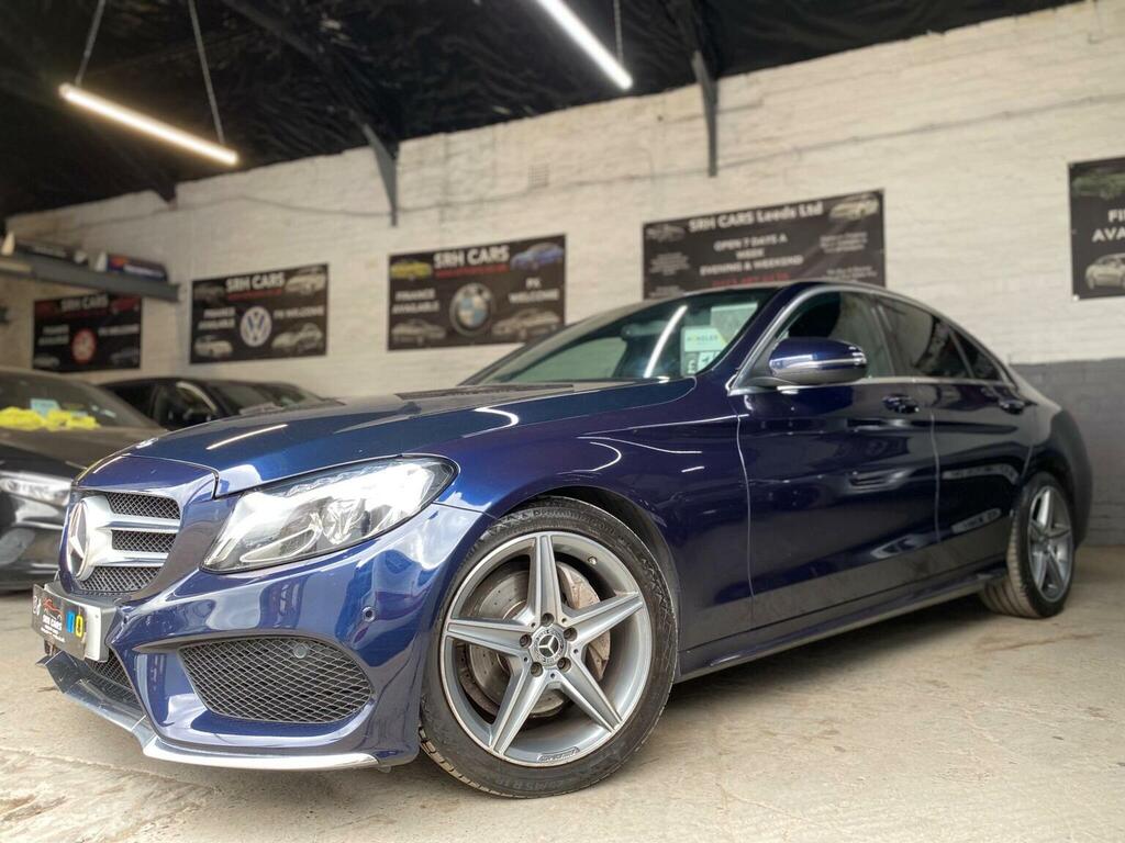 Mercedes-Benz C Class Saloon 2.1 C220d Amg Line G-tronic Euro 6 Ss 4 DP17NDZ Blue #6