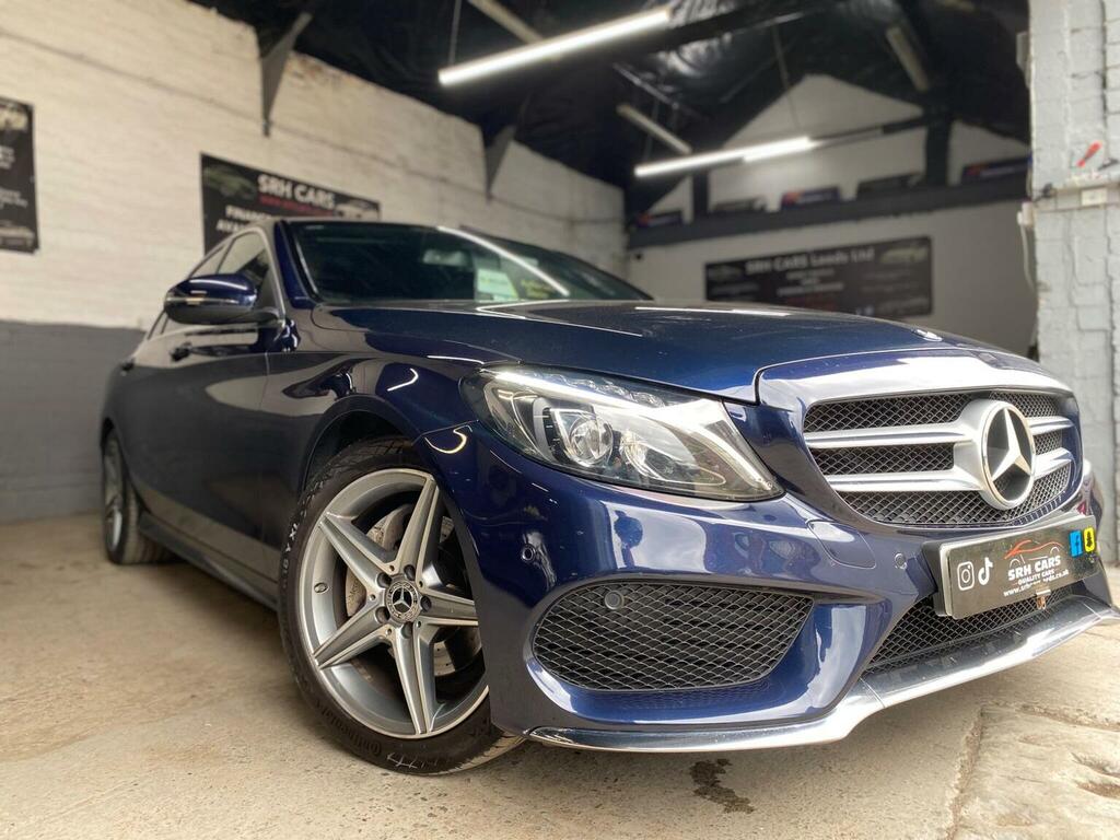 Mercedes-Benz C Class Saloon 2.1 C220d Amg Line G-tronic Euro 6 Ss 4 DP17NDZ Blue