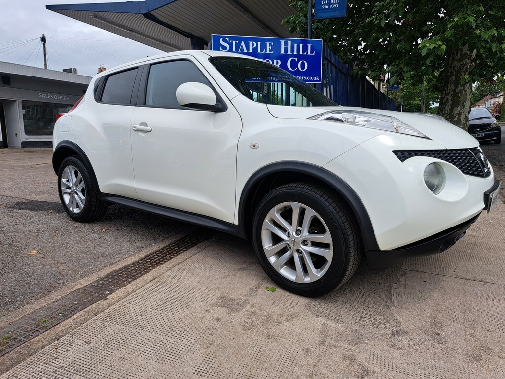 Nissan Juke 1.6 Visia Euro 5 White #9