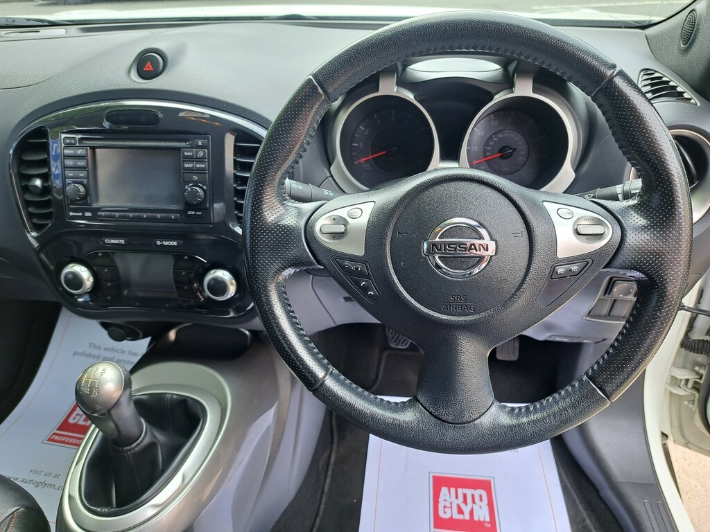 Nissan Juke 1.6 Visia Euro 5 White #11