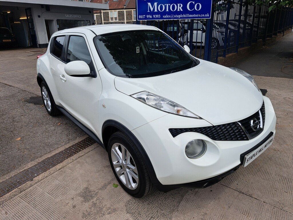 Nissan Juke 1.6 Visia Euro 5 White #6