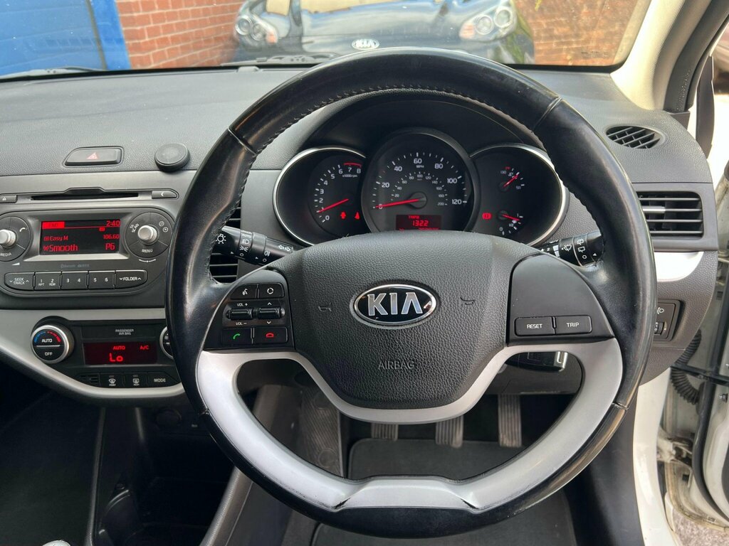 Kia Picanto 2016 1.0 1 Hatchback Euro 6 65 White #11