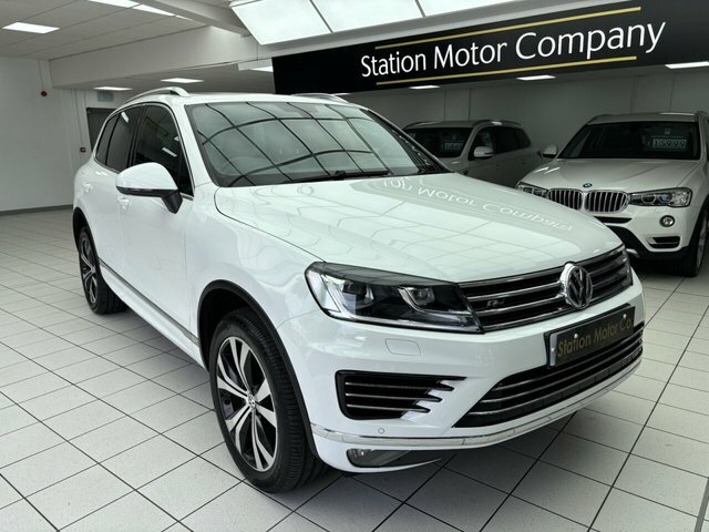 Volkswagen Touareg Tdi V6 R-line Suv White #2