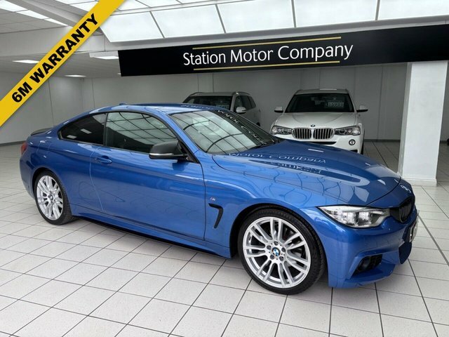BMW 4 Series Gran Coupe 420D M Sport Coupe Blue