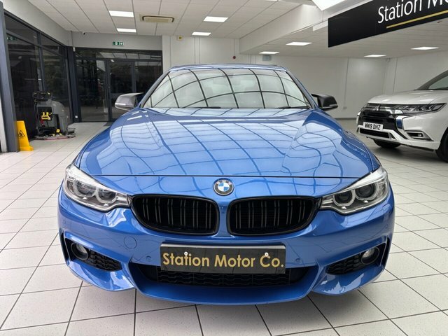 BMW 4 Series Gran Coupe 420D M Sport Coupe Blue #4
