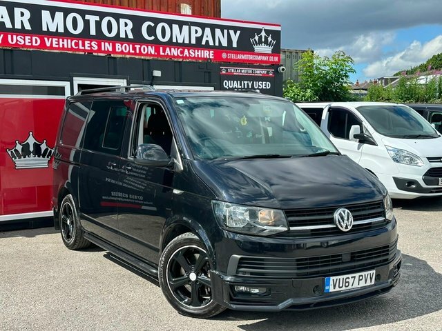 Volkswagen Transporter 2017 2.0 Bitdi T32 Bluemotion Tech Highline Kombi VU67PVV Black #2