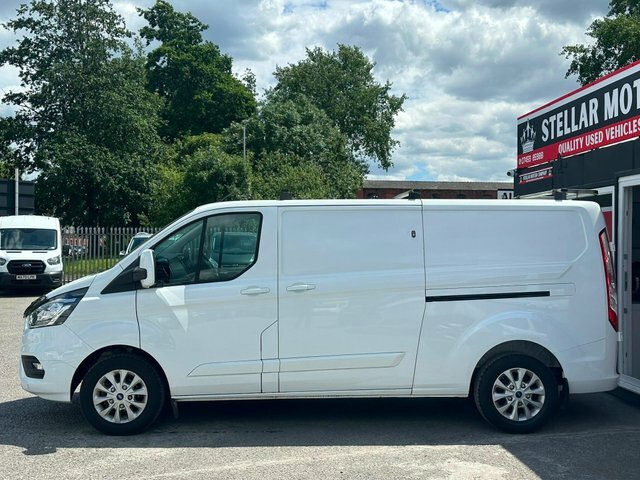 Ford Transit Custom 2022 2.0 300 Ecoblue Limited L2 H1 Euro 6 Ss YM71GYA White #6