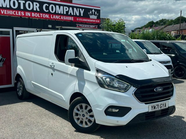 Ford Transit Custom 2022 2.0 300 Ecoblue Limited L2 H1 Euro 6 Ss YM71GYA White #2