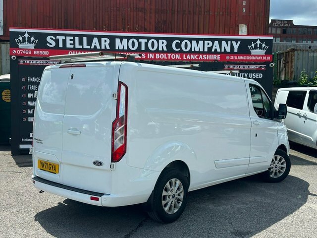 Ford Transit Custom 2022 2.0 300 Ecoblue Limited L2 H1 Euro 6 Ss YM71GYA White #4