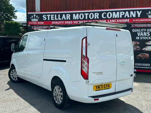 Ford Transit Custom 2022 2.0 300 Ecoblue Limited L2 H1 Euro 6 Ss YM71GYA White #3