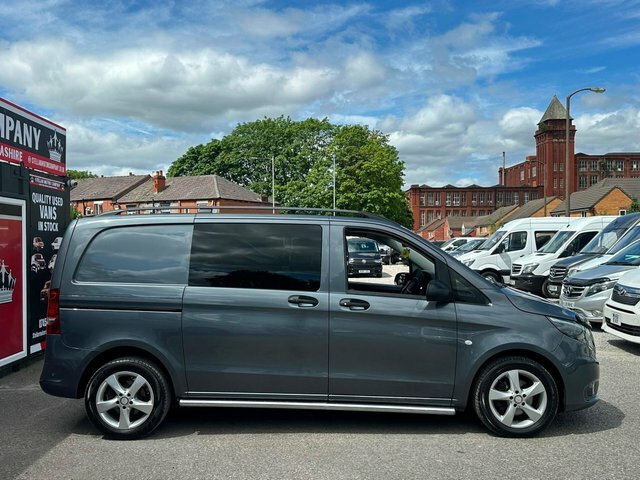 Mercedes-Benz Vito 2017 2.1 116 Cdi Bluetec Sport Crew Van G-tronic Grey #6
