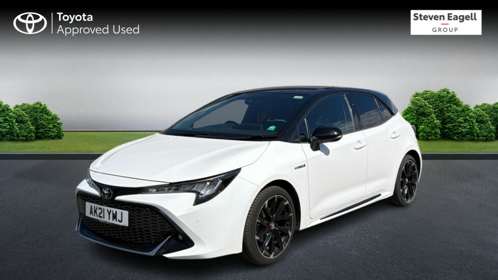 Toyota Corolla 1.8 Vvt-h Gpf Gr Sport Hatchback Hybrid White #3