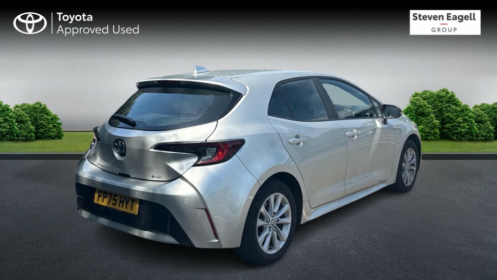 Toyota Corolla 2.0 Vvt-h Icon Hatchback Hybrid Cvt Eur Silver #2