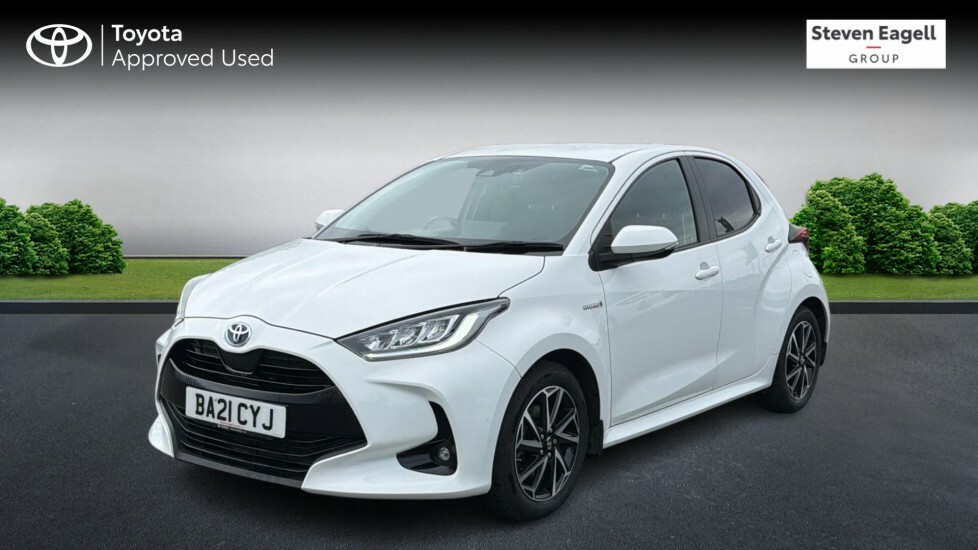 Toyota Yaris 1.5 Vvt-h Design E-cvt Euro 6 Ss White #3