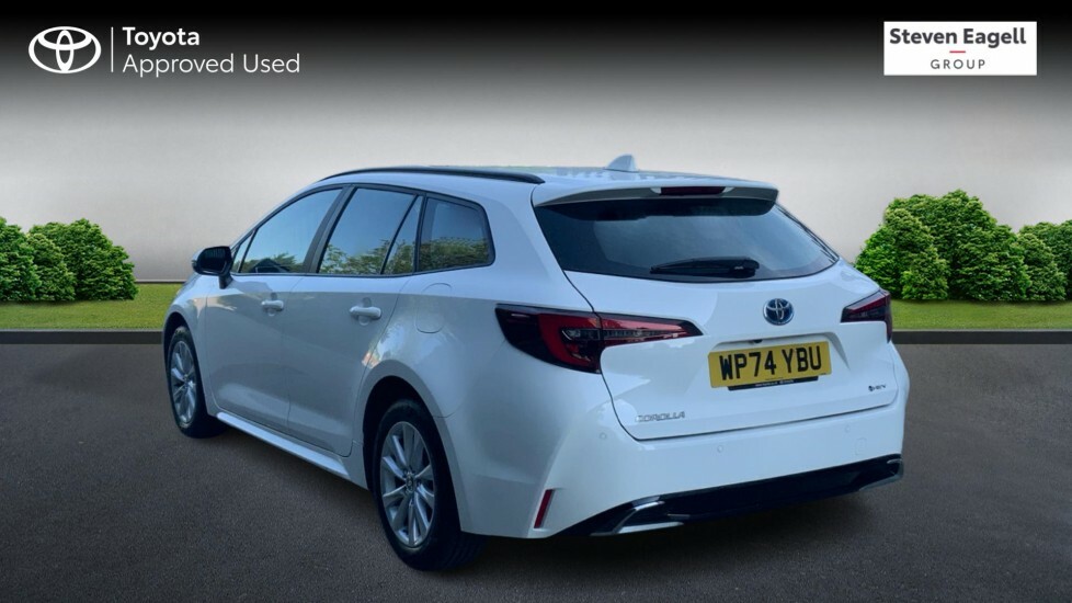 Toyota Corolla 2.0 Vvt-h Icon Touring Sports Hybrid Cv White #4