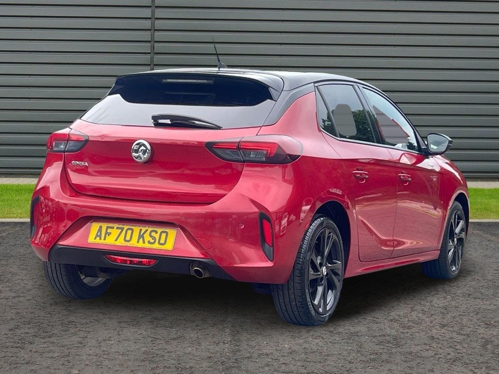 Vauxhall Corsa 1.2 Turbo Sri Premium Hatchback AF70KSO Red #3