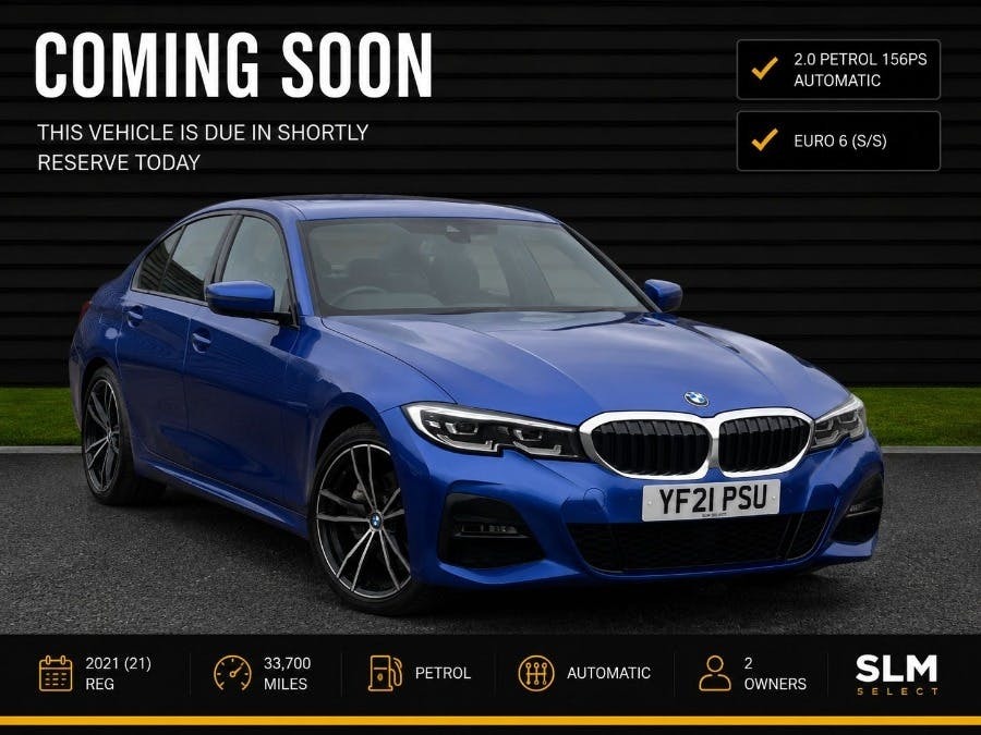 BMW 3 Series 2.0 318I M Sport Saloon Blue