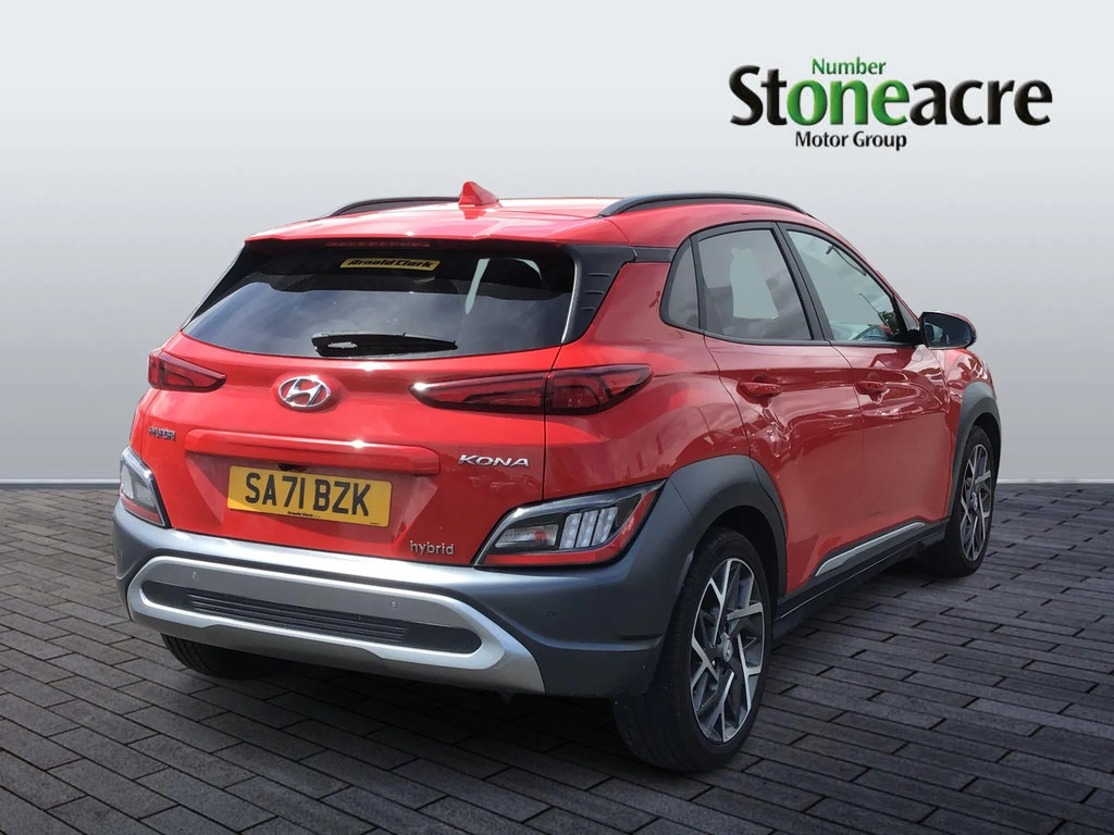 Hyundai Kona 1.6 H-gdi Ultimate Dct Euro 6 Ss Red #3