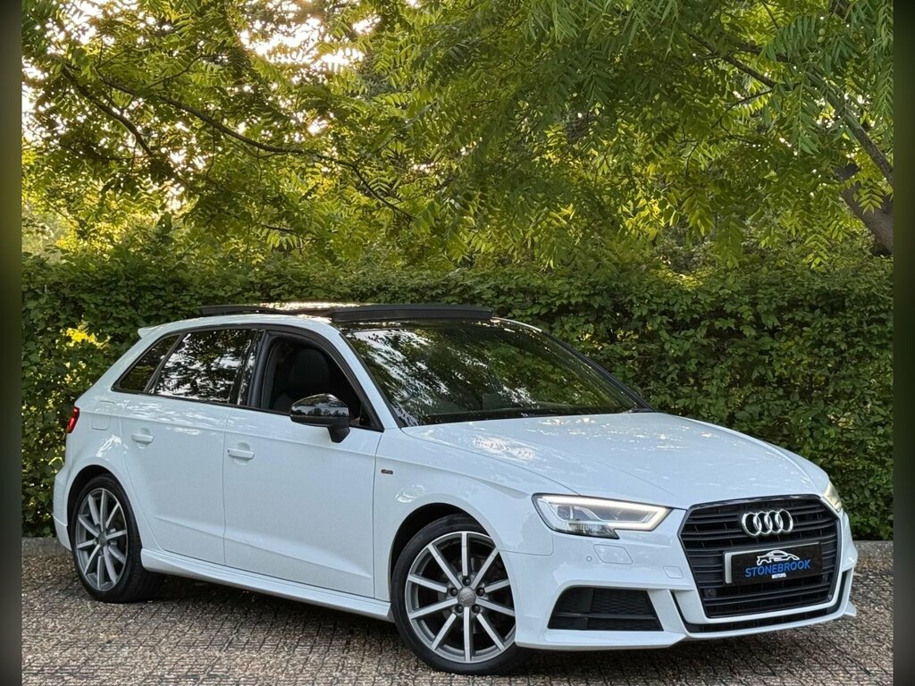 Audi A3 1.5 Tfsi Cod Black Edition Sportback S Tronic Euro White